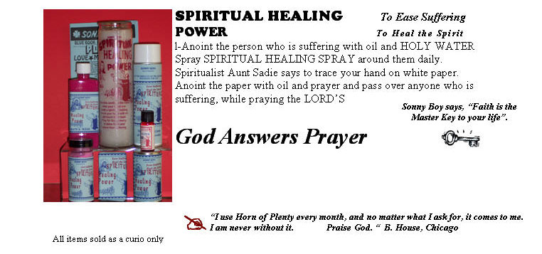 Spiritual Healing Power - to ease suffering, to heal the spirit